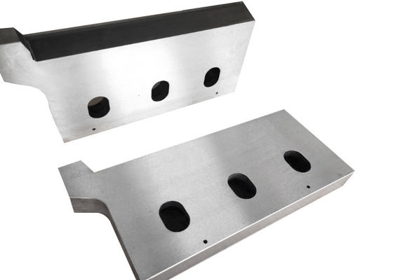 गुणवत्ता  Steel Sheet Metal Cutting Shear Blades Flying Shear Cutting For Rebars कारखाना