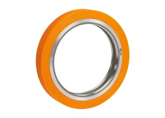 गुणवत्ता  Rewinder Rubber Bonded Spacers Corrosion Resistant कारखाना