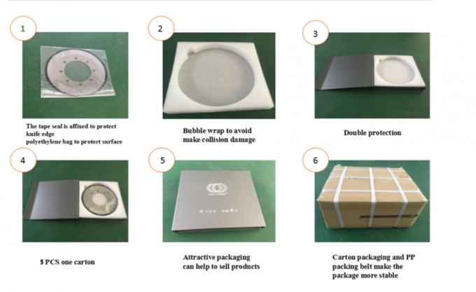 स्लिटर ब्लेड गोल / गोल चाकू गोल काटने वाले ब्लेड 2