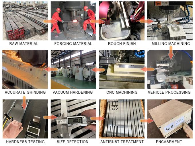 अनुकूलित हाइड्रोलिक कतरनी मशीन ब्लेड कतरनी स्टेनलेस स्टील ब्लेड काटने चाकू धातु काटने की मशीन ब्लेड 12