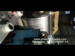 मेटल इंडस्ट्रियल रोटरी स्लिटिंग स्टील शीट मशीन प्रोसेस